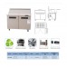 Sandwich / Salad Prep Table, Mega Top, 48 inch, 2 door, Refrigerated Sandwich / Salad Prep Table, Mega Top, 48 inch, 2 door, Refrigerated