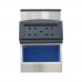 Commercial Ice Machine, 500 lb. Air Cooled Cube Ice Maker with Bin 375 lb. Commercial Ice Machine, 500 lb. Air Cooled Cube Ice Maker with Bin 375 lb.