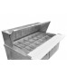 Eqchen KSR-48BM, Commercial 48 18 Pan Salad Sandwich Food Prep Table Refrigerator Mega Top Eqchen KSR-48BM, Commercial 48 18 Pan Salad Sandwich Food Prep Table Refrigerator Mega Top