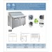 Eqchen KSR-48BM, Commercial 48 18 Pan Salad Sandwich Food Prep Table Refrigerator Mega Top Eqchen KSR-48BM, Commercial 48 18 Pan Salad Sandwich Food Prep Table Refrigerator Mega Top