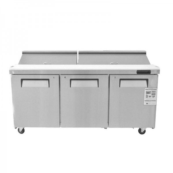 Eqchen KSR-72B, Commercial 72 20 Pan Salad Sandwich Food Prep Table Refrigerator Eqchen KSR-72B, Commercial 72 20 Pan Salad Sandwich Food Prep Table Refrigerator