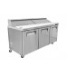 Eqchen KSR-72B, Commercial 72 20 Pan Salad Sandwich Food Prep Table Refrigerator Eqchen KSR-72B, Commercial 72 20 Pan Salad Sandwich Food Prep Table Refrigerator