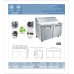 Eqchen KSR-60B, Commercial 60 16 Pan Salad Sandwich Food Prep Table Refrigerator Eqchen KSR-60B, Commercial 60 16 Pan Salad Sandwich Food Prep Table Refrigerator